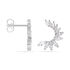 Damen Ohrstecker Silber 925 Zirkonia Flügel - Ohrstecker Damen | OROVIVO