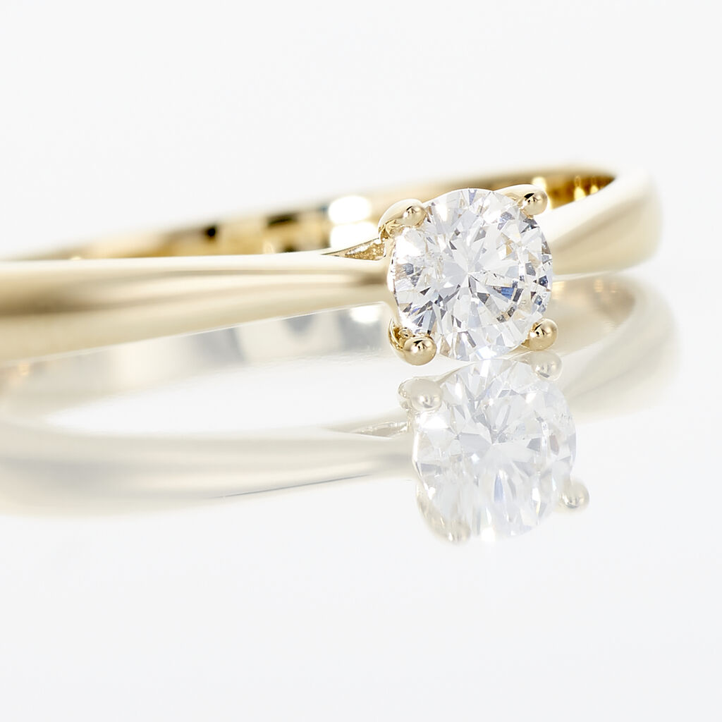 Damen Ring Gold 375 Diamant 0,26ct Victoria  - Verlobungsringe Damen | OROVIVO