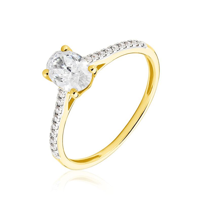 Bague Sorley Or Jaune Oxyde De Zirconium - Spannringe Damen | OROVIVO