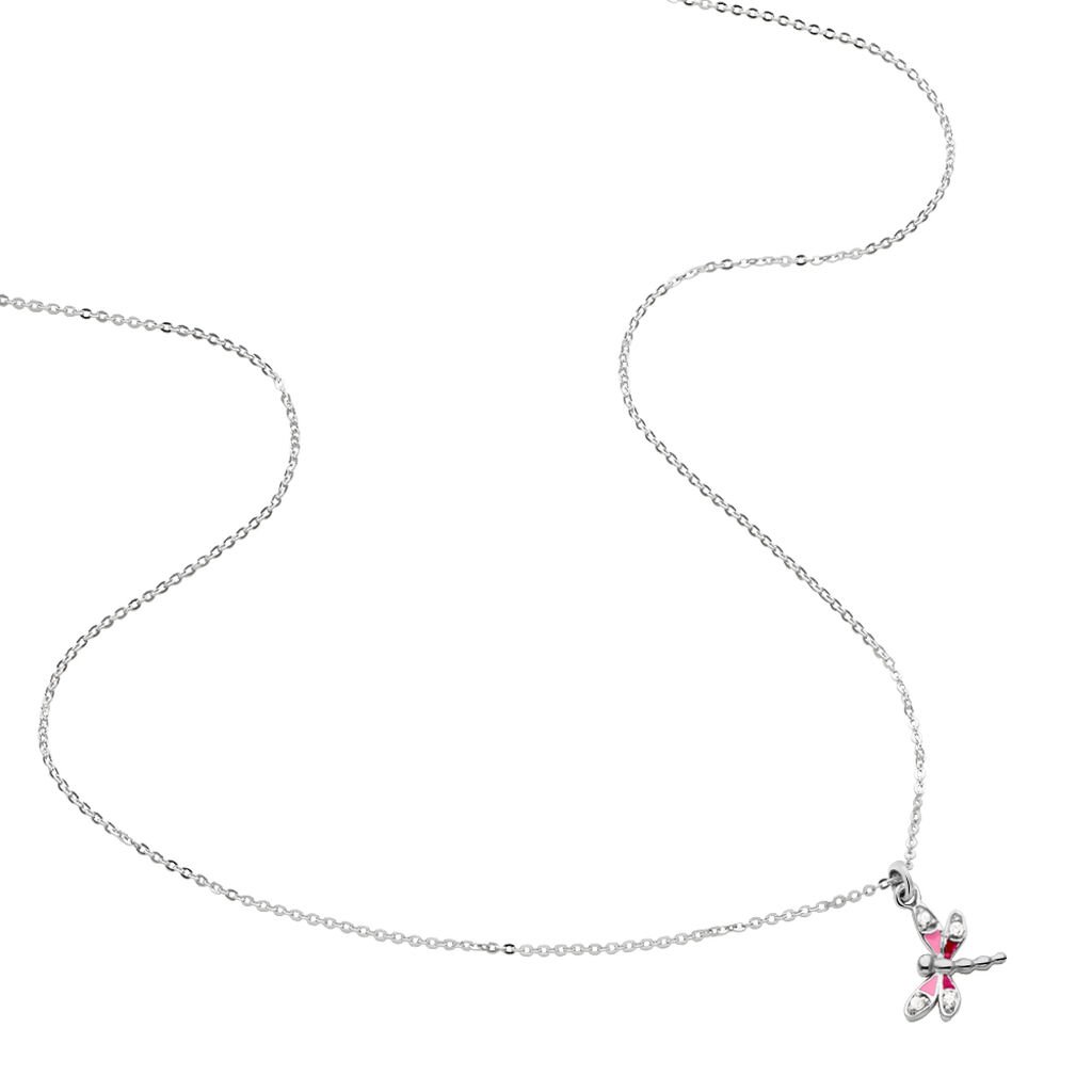 Kinder Halskette Silber 925 Zirkonia Libelle - Halsketten Kinder | OROVIVO