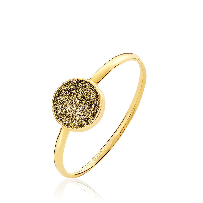 Bague Camelia Glitter Or Jaune - Spannringe Damen | OROVIVO