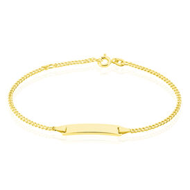 Unisex Id Armband Gold 375  - ID-Armbänder Unisex | OROVIVO