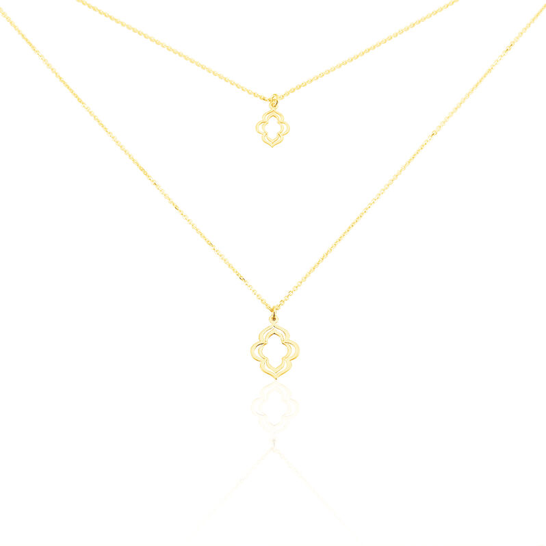 ARABESKE Damen Collier Gold 375 (9 Karat) Arabeske - Halsketten Damen | OROVIVO