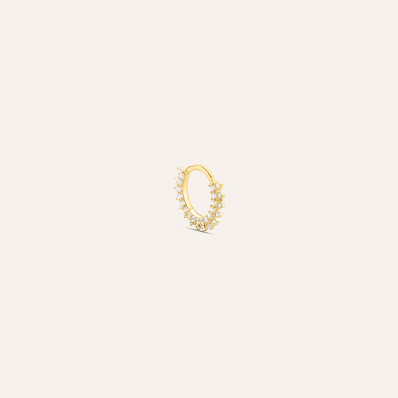 Piercing Orecchio Daith Bon Ton Oro Giallo Cubic Zirconia - Spannringe Damen | OROVIVO