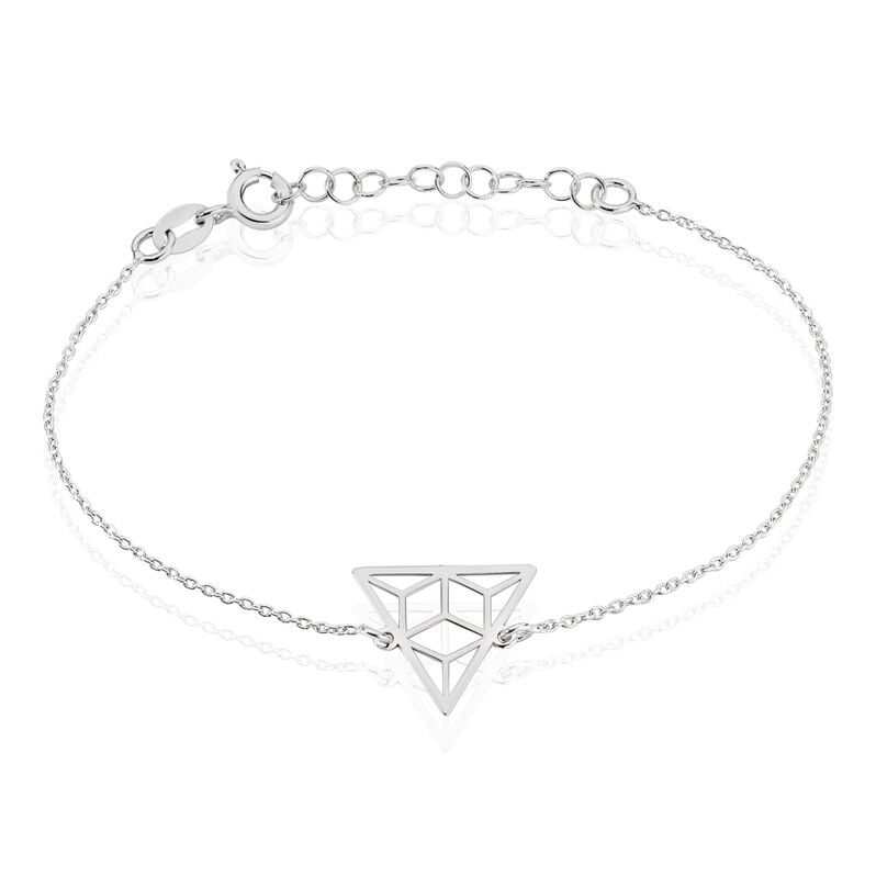 Bracelet Fidela Argent Triangle Cube - Spannringe Damen | OROVIVO