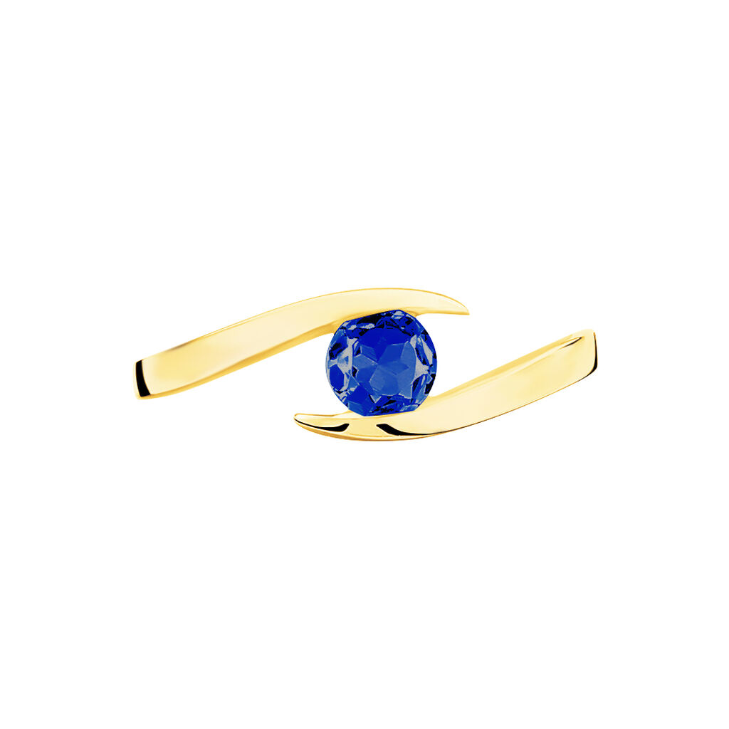 Bague Tiphaine Or Jaune Saphir - Spannringe Damen | OROVIVO