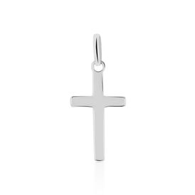 Kreuz Anhänger Silber 925 rhodiniert Barbara - Kreuzanhänger Unisex | OROVIVO