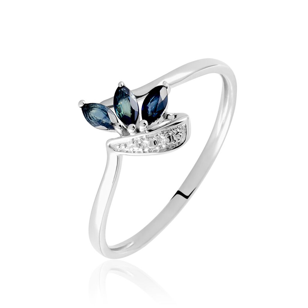 Bague Or Et Saphir  - Spannringe Damen | OROVIVO