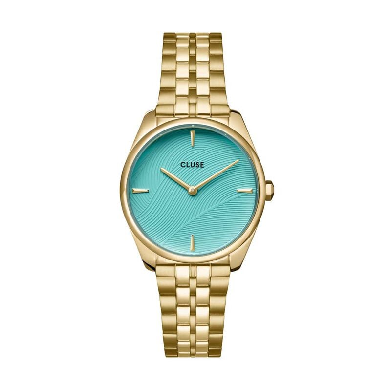 Montre Cluse Feroce Petite Turquoise - Spannringe Damen | OROVIVO