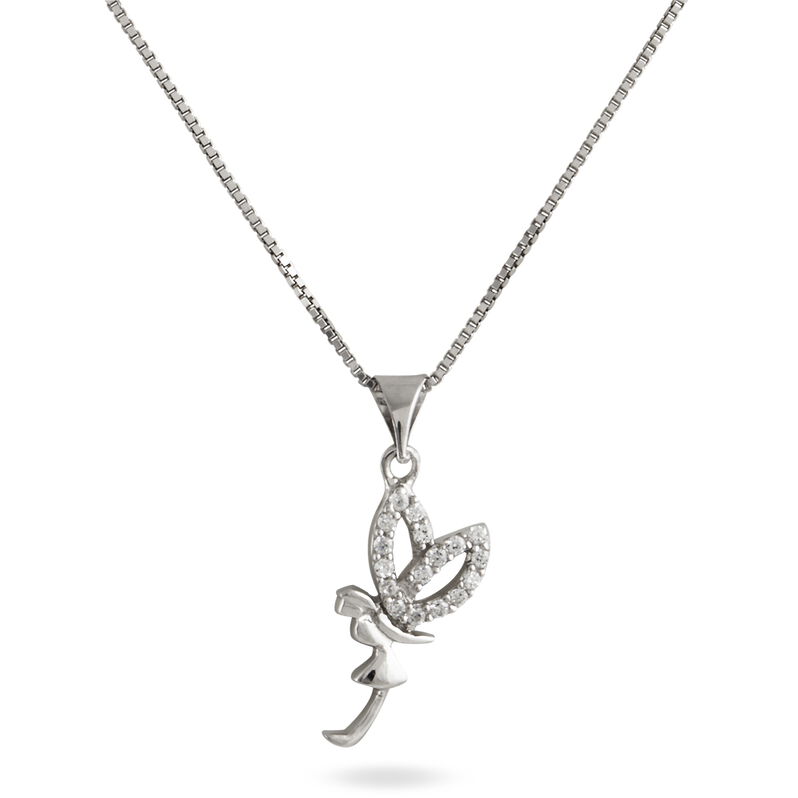 Collier Nour-elhouda Argent Blanc Oxyde De Zirconium - Spannringe Damen | OROVIVO