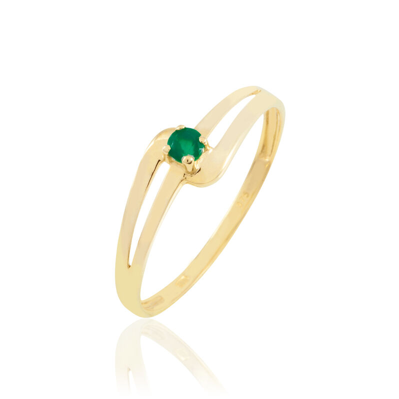 Bague Hayete Or Jaune Agate - Spannringe Damen | OROVIVO