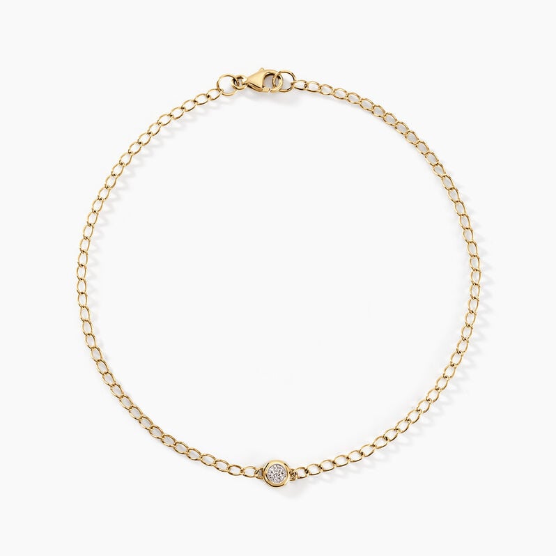 Bracelet Mahe Or Jaune Diamant - Spannringe Damen | OROVIVO