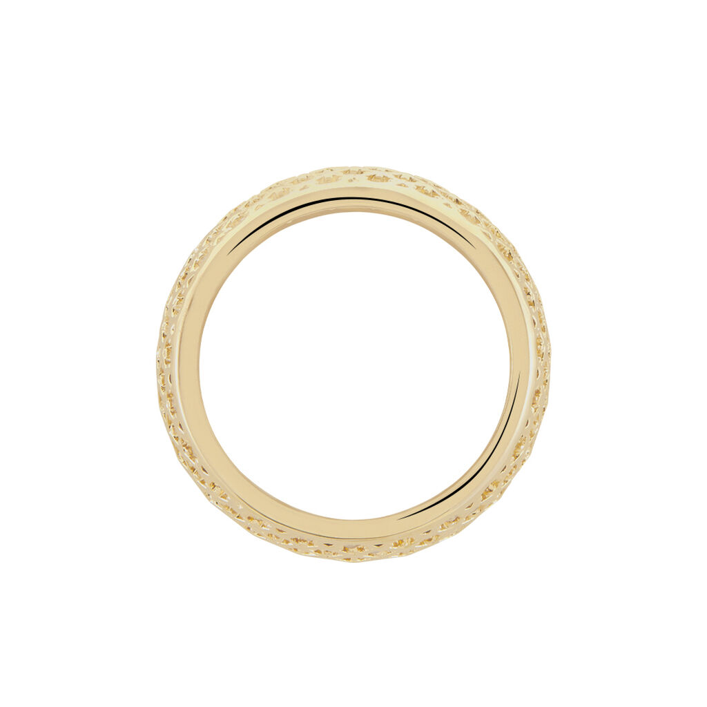 Damen Ring Vergoldet 750 Zirkonia Wei&szlig; 6,28 ct B 11 mm