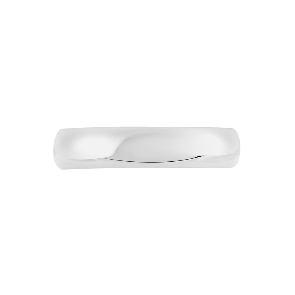 Alliance Aphroditia Demi Jonc Bombe Or Blanc - Spannringe Familie | OROVIVO
