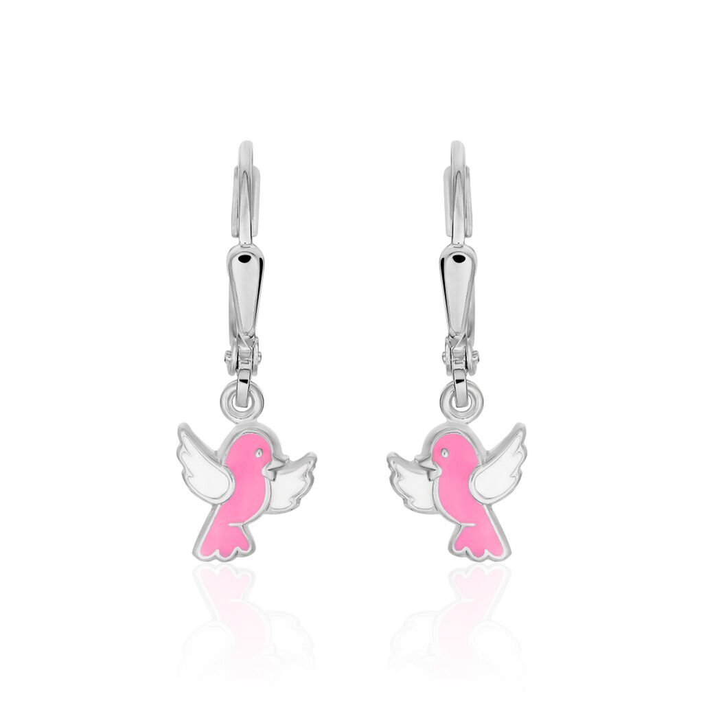 🦚 Kinder Ohrhänger Silber 925 Vogel Verica, Ohrringe Lang ohne Stein 🦚 Kinder Ohrhänger Silber 925 Vogel Verica, Ohrringe Lang ohne Stein