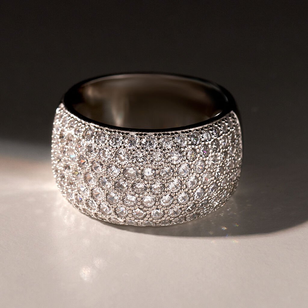 Damen Ring Silber 925 Zirkonia Kerana 11,15mm  - Ringe mit Stein Damen | OROVIVO