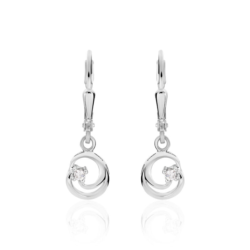 Damen Ohrhänger Lang Silber 925 Zirkonia - Ohrhänger Damen | OROVIVO