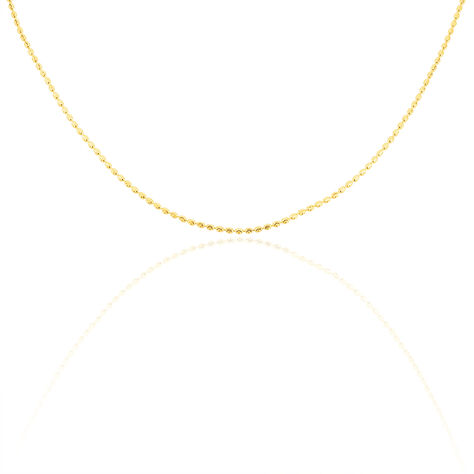 Damen Kette Gold 585 (14 Karat) Ball