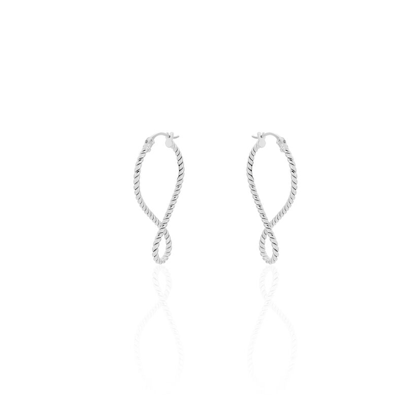 Damen Creolen Silber 925 gedreht Mariella - Creolen Damen | OROVIVO