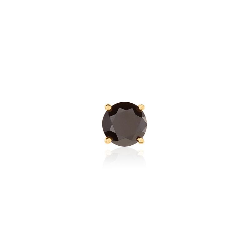 Boucles D'oreilles Puces Adam Plaqué Or Doré Oxyde De Zirconium - Spannringe Herren | OROVIVO