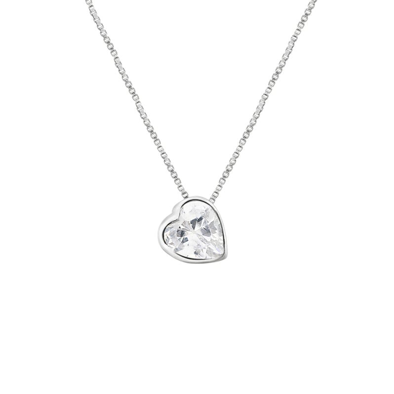 Collana Silver Elegance Argento Rodiato Cubic Zirconia - Spannringe Damen | OROVIVO