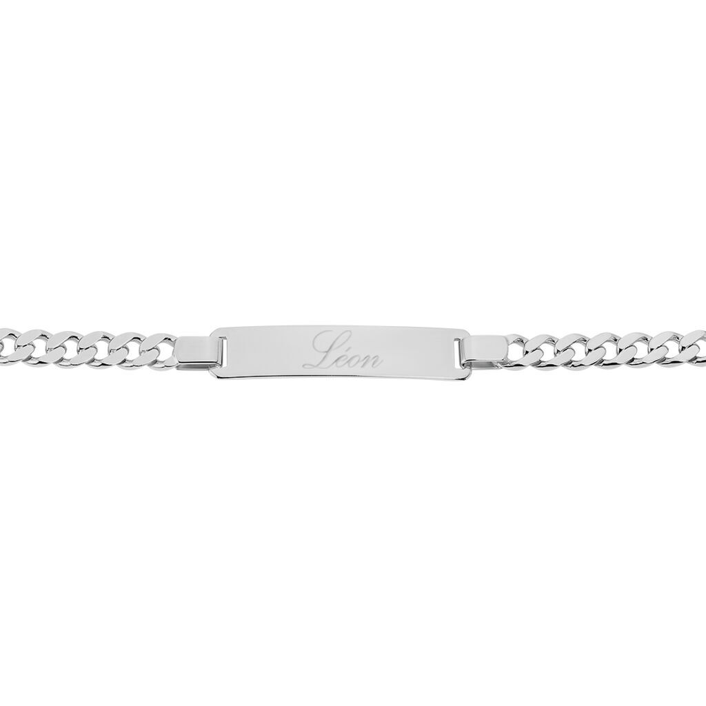 Unisex Id Armband Panzerkette Silber 925 - Armbänder mit Gravur Unisex | OROVIVO