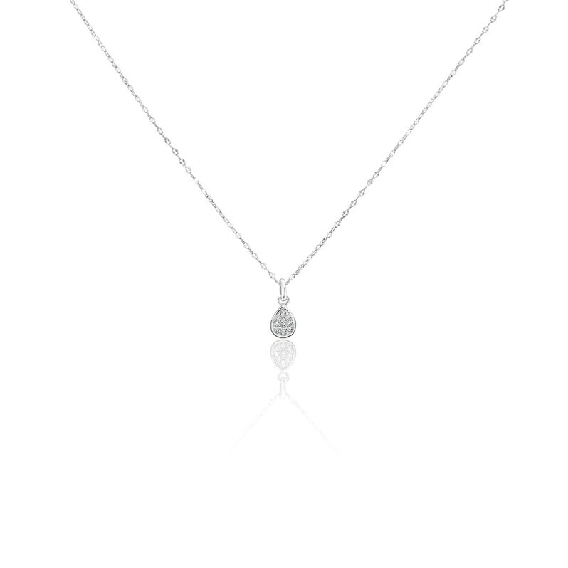 Collier Hiram Argent Weiss Oxyde De Zirconium - Spannringe Damen | OROVIVO