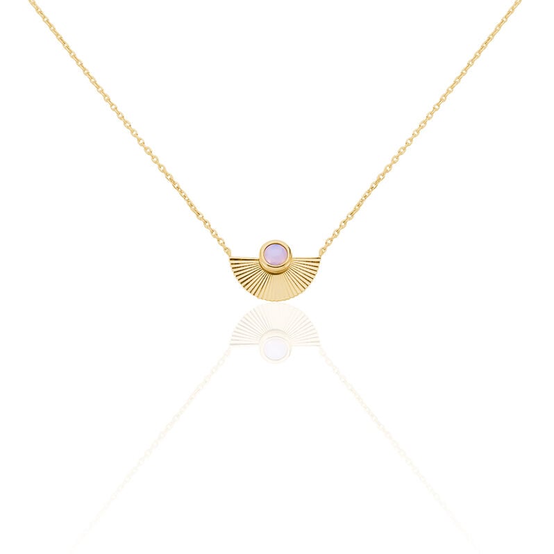 Collier Plaque Or Matirna Demi Cercle - Spannringe Damen | OROVIVO