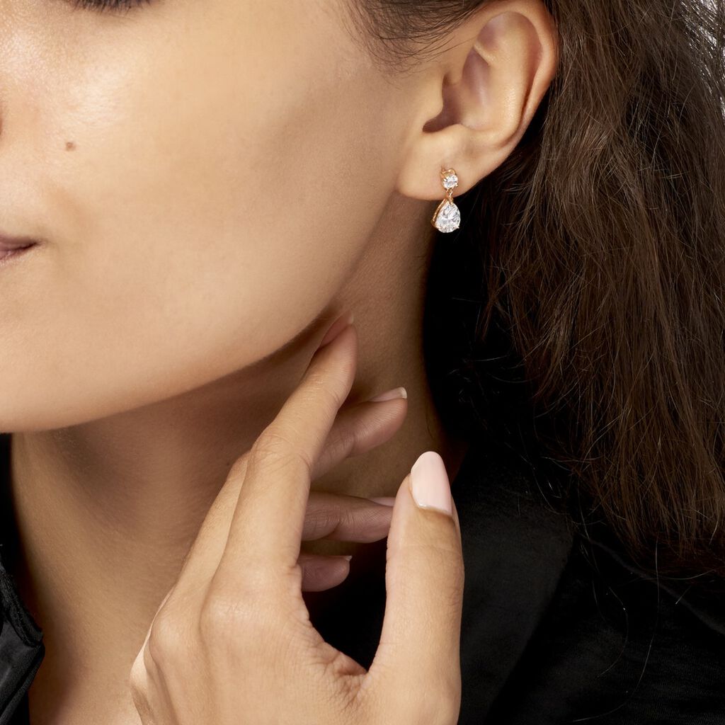 Boucles D'oreilles Plaqué Or - Spannringe Damen | OROVIVO