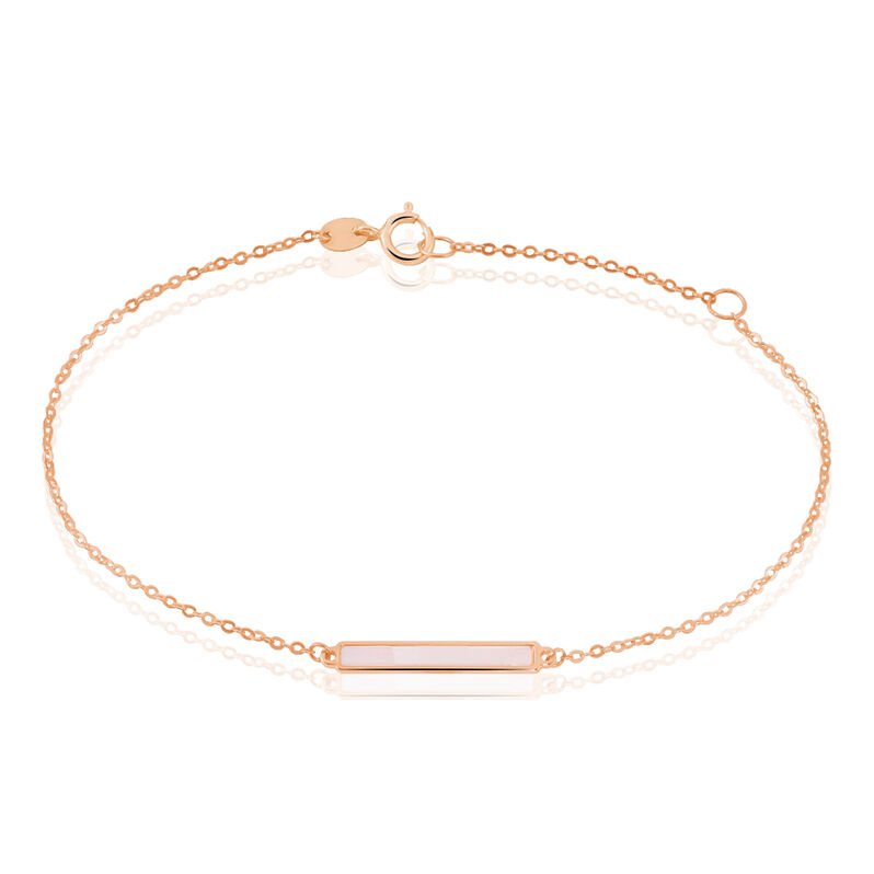Bracelet Faima Or Rose Nacre - Spannringe Damen | OROVIVO