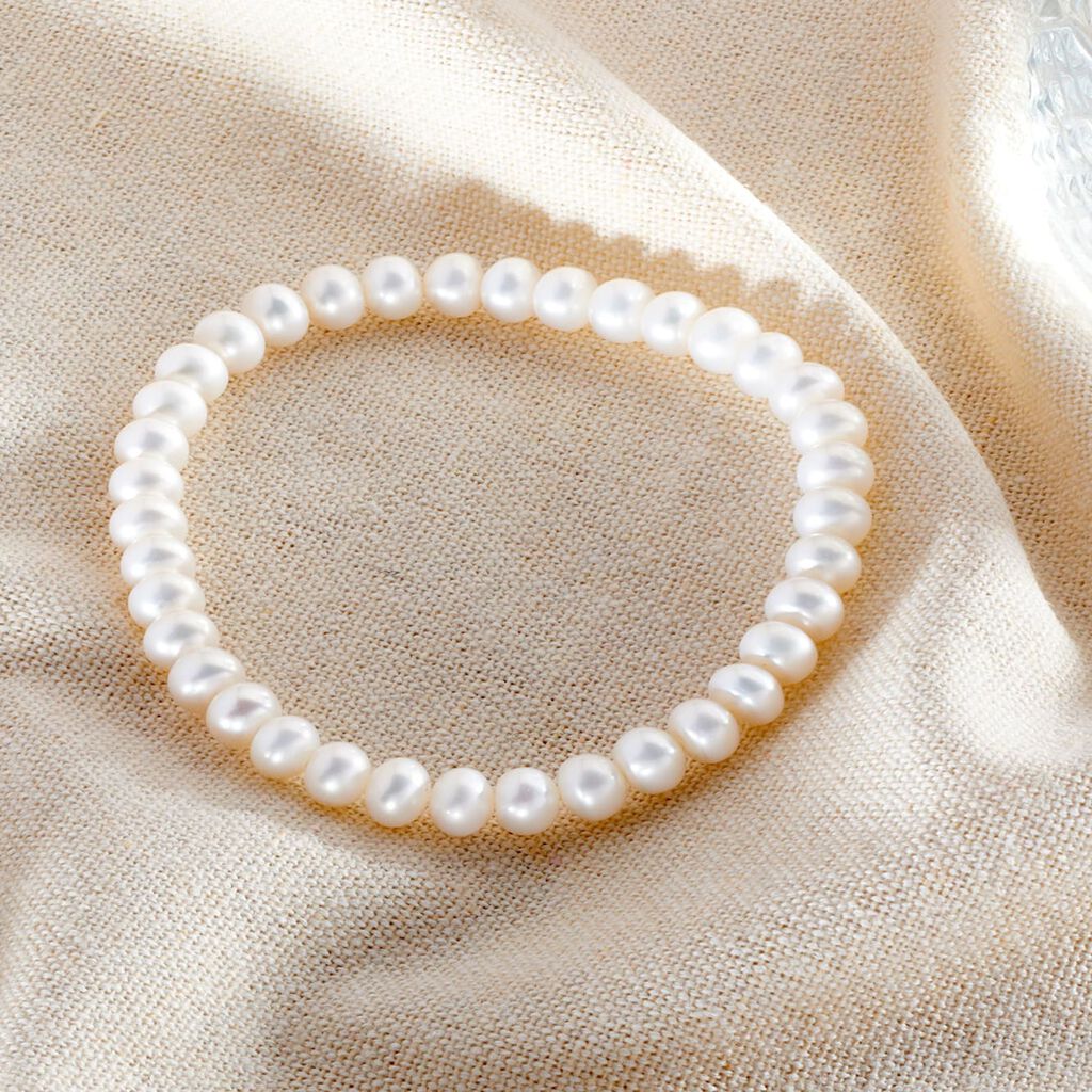 Damen Perlenarmband Silber 925 Zuchtperle - Armbänder Damen | OROVIVO