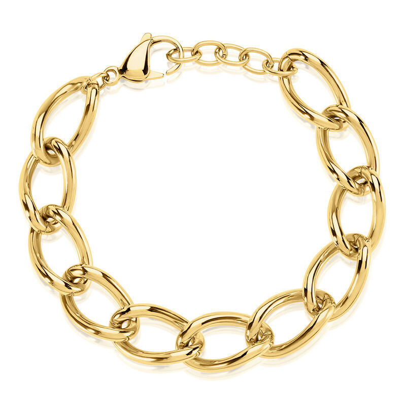 DANIA Damen Armkette Edelstahl vergoldet - Armketten Damen | OROVIVO