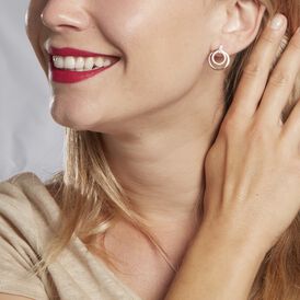 Damen Ohrstecker Lang Silber 925 Zirkonia Kreis Esperanza - Ohrstecker lang Damen | OROVIVO