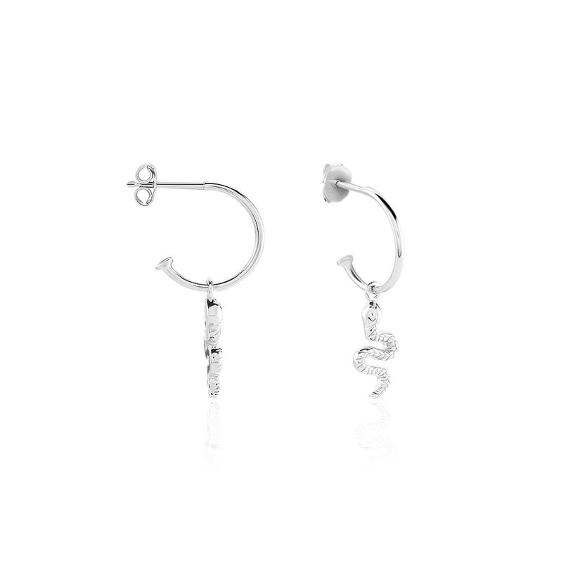 Créoles Oria Argent Weiss - Spannringe Damen | OROVIVO