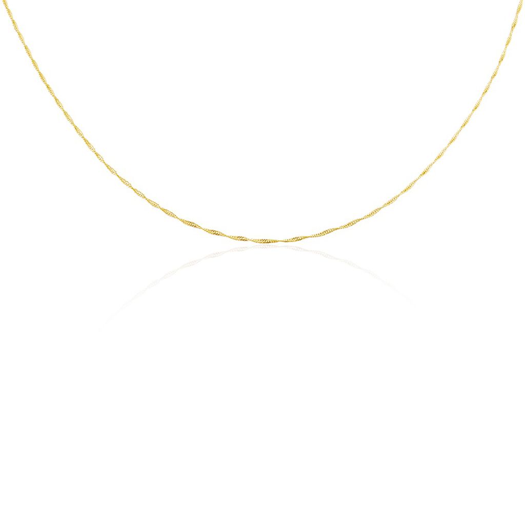 SINGAPUR 1 Damen Kette Gold 375 (9 Karat) B 1,2 mm