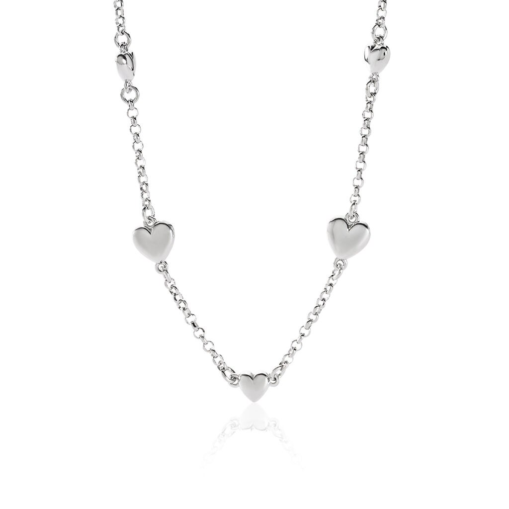 ANDIE Damen Collier Silber 925 Herz B 1,8 mm