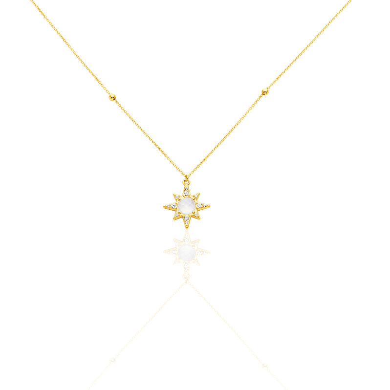 Collier Or Jaune Etoile Terry - Spannringe Damen | OROVIVO