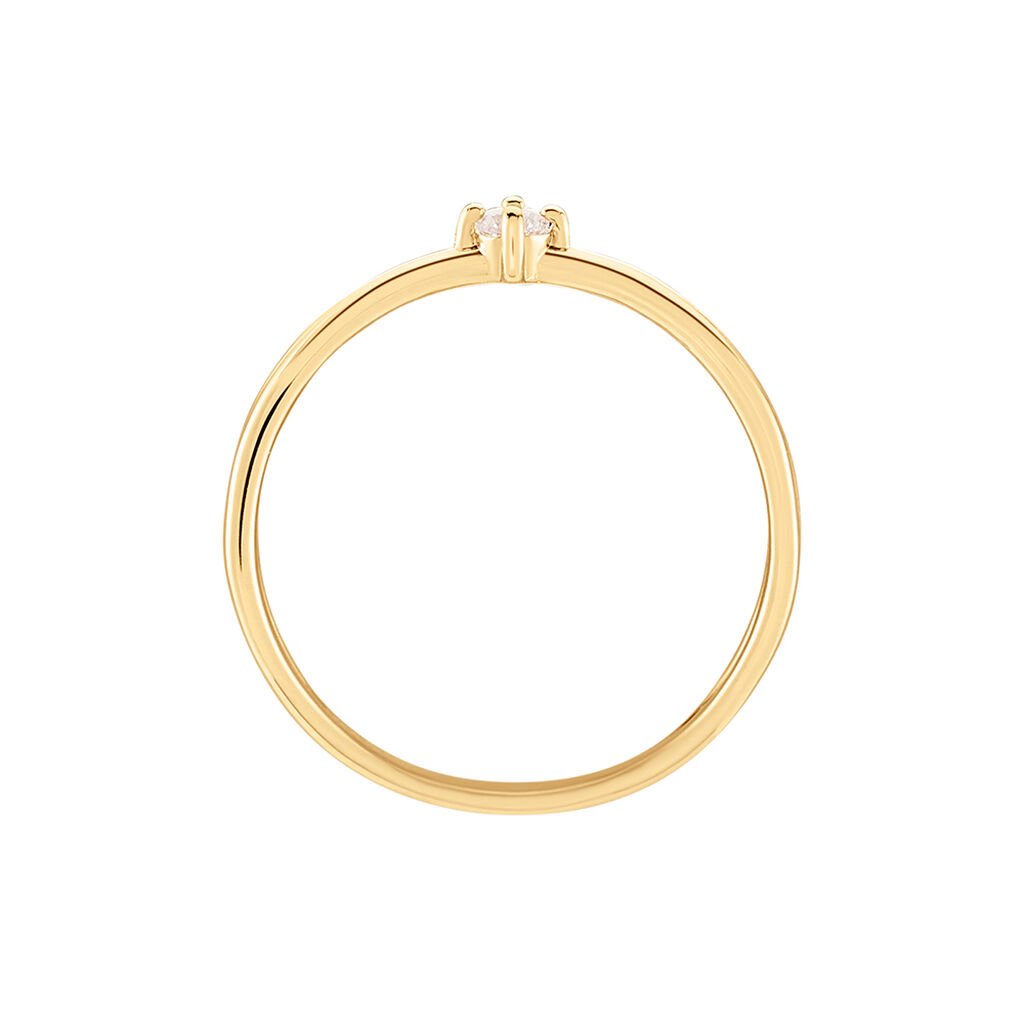 Damen Ring Vergoldet Zirkonia Neriah  - Ringe mit Stein Damen | OROVIVO