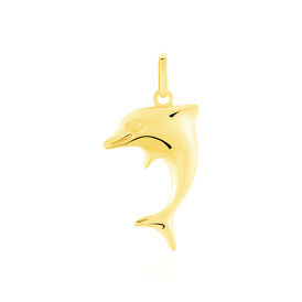 Anhänger Gold 375 Delfin  - Schmuckanhänger Familie | OROVIVO