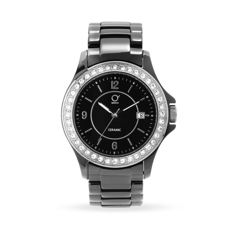 Montre O'watch Ceramique Noir - Spannringe Damen | OROVIVO