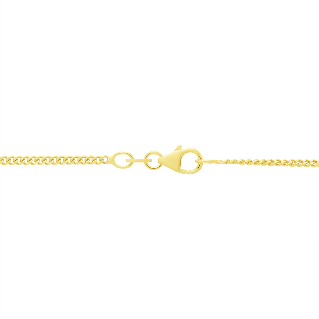 Unisex Panzerkette Gold 375  - Halsketten Unisex | OROVIVO