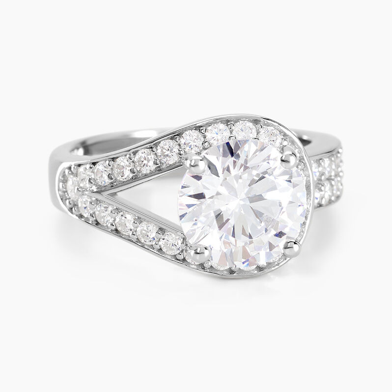 Bague Argent Et Oxyde - Spannringe Damen | OROVIVO