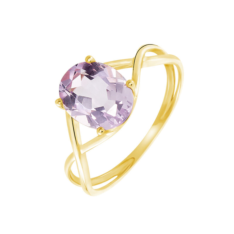 Solitaire Or Jaune Armaelle Amethyste - Spannringe Damen | OROVIVO