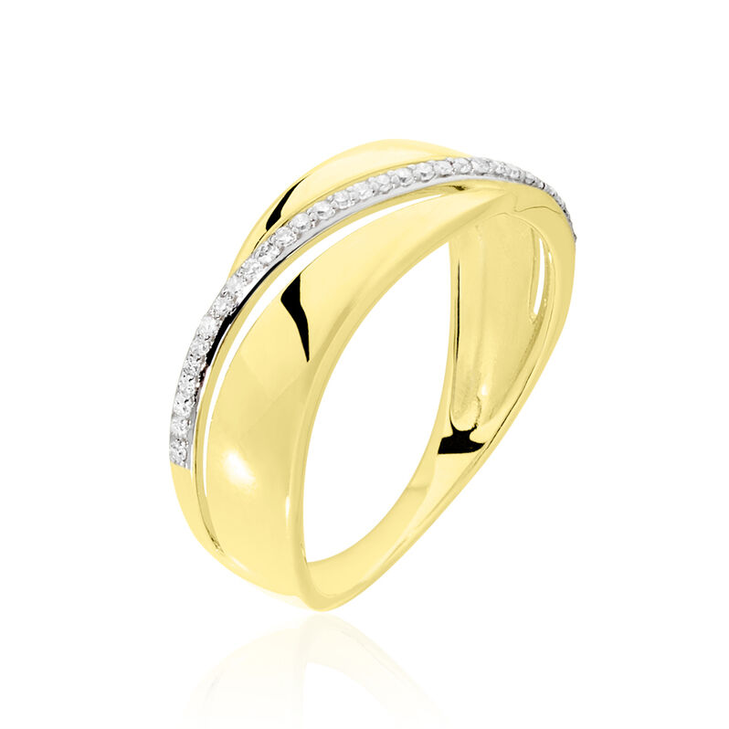Bague Or Jaune Diamant - Spannringe Damen | OROVIVO