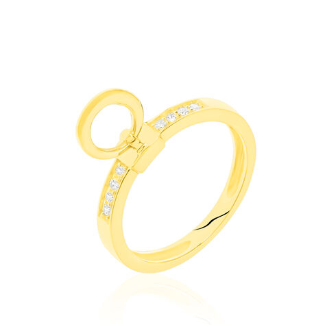 Damenring Gold 375 Zirkonia - Ringe mit Stein Damen | OROVIVO