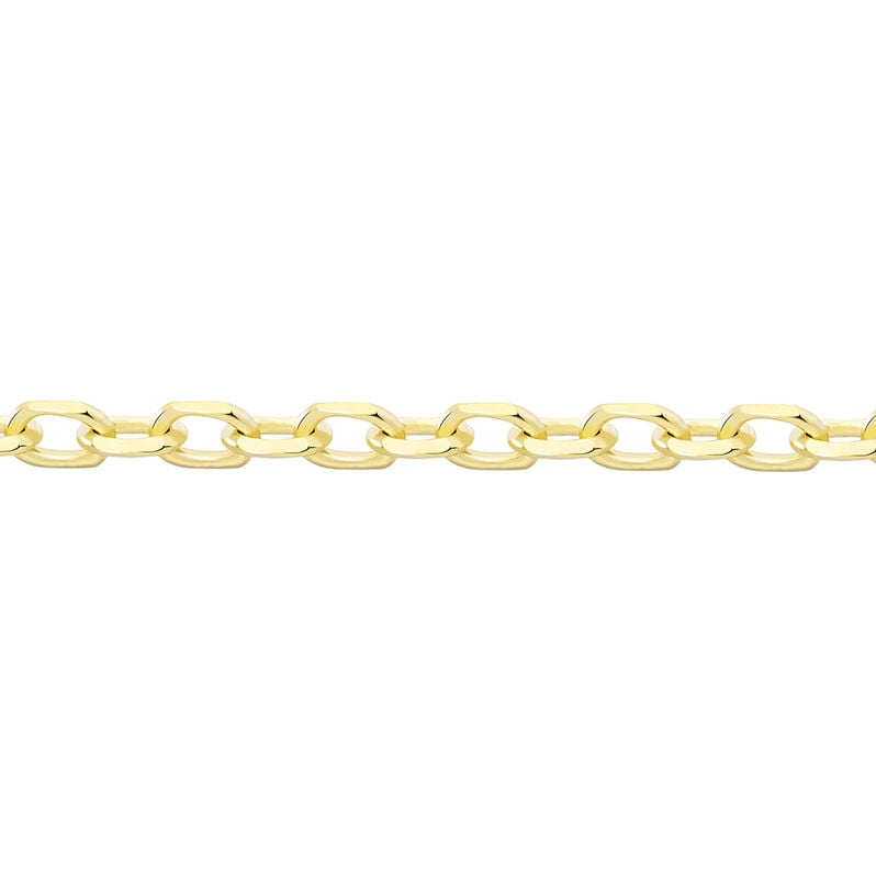 Damen Ankerkette Gold 375 Diamantiert  - Halsketten Damen | OROVIVO