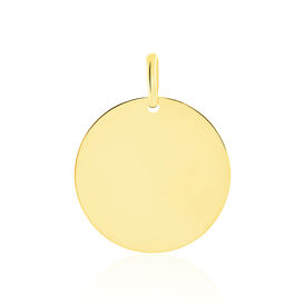 Anhänger Gold 375 Gravierbar Kreis Solvie - Personalisierte Geschenke Damen | OROVIVO