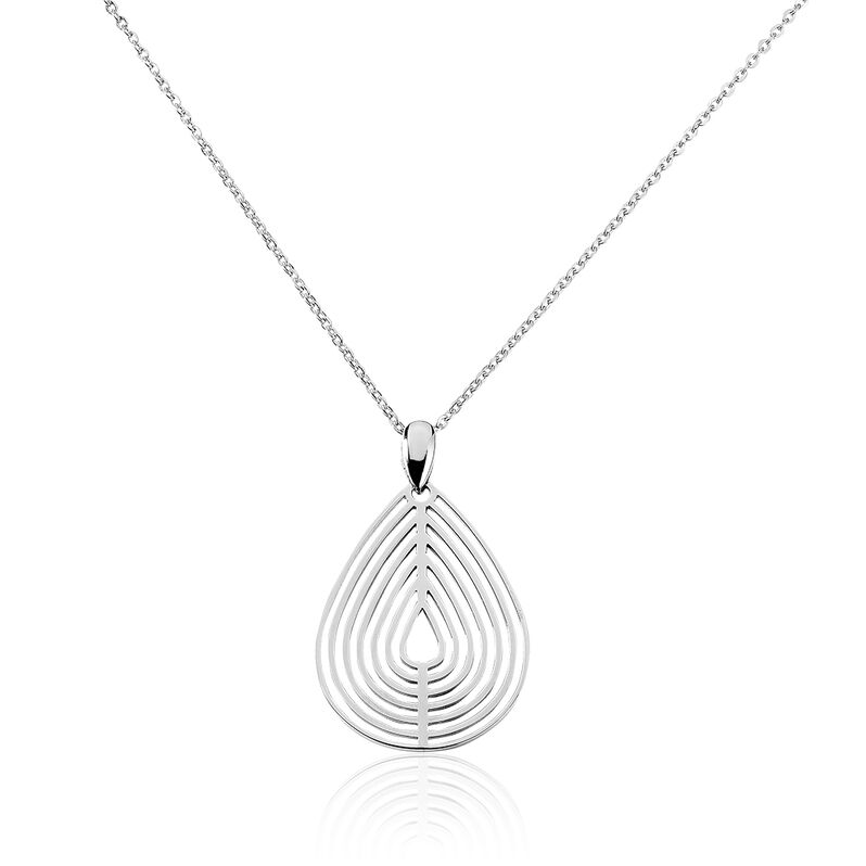 Collier Ramia Acier Blanc - Spannringe Damen | OROVIVO