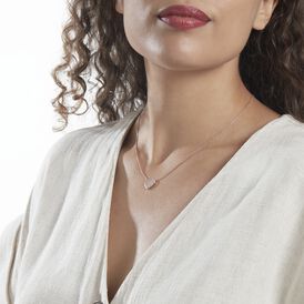Damen Halskette Silber 925 Roségold Zirkonia Herz Devena - Herzketten Damen | OROVIVO