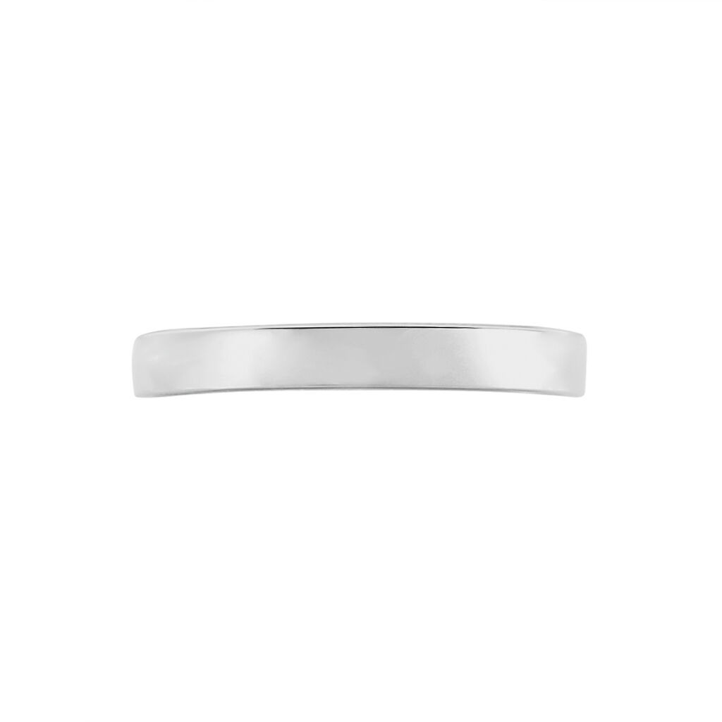 Alliance Julie Ruban Classique Or Blanc - Spannringe Familie | OROVIVO
